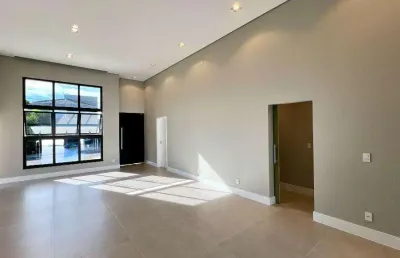 Casa à venda em jaguariúna, condomínio residencial lago da barra, com 3 suítes, com 260 m²