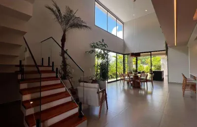Casa à venda em jaguariúna, reserva santa izabel, com 3 suítes, com 253.05 m², reserva santa izabel