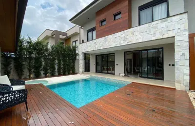 Casa para alugar em jaguariúna, residencial campo camanducaia, com 3 suítes, com 414 m²