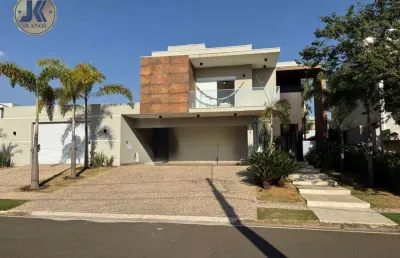 Casa à venda em jaguariúna, condomínio residencial lago da barra, com 3 suítes, com 634 m²