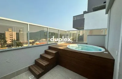 Cobertura duplex com 3 dormitórios sendo 2 suítes com 2 vagas na praia grande