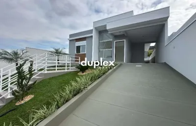 Casa térrea nova com 3 dormitórios sendo 1 suíte com 2 vagas  em potecas