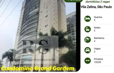 Apartamento 3 dormitórios para venda em são paulo, vila zelina, 3 dormitórios, 2 suítes, 4 banheiros, 2 vagas