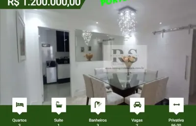 Apartamento 3 dormitórios para venda em são paulo, parque da vila prudente, 3 dormitórios, 1 suíte, 3 banheiros, 2 vagas
