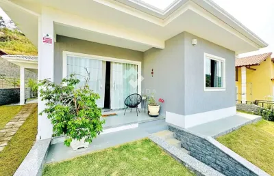 Casa em condomínio à venda em albuquerque, teresópolis/rj - 3 quartos, suíte e lazer completo