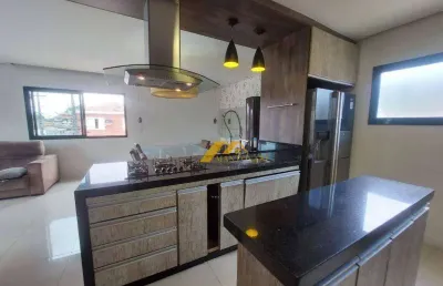 Casa alto padrão em são vicente com 3 dormitórios à venda, por r$ 990.000 - vila são jorge -sp