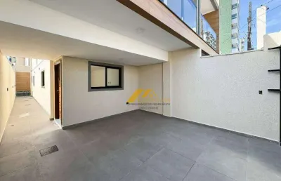 Sobrado com 3 dormitórios à venda, 120 m² por r$ 830.000,00 - vila guilhermina - praia grande/sp