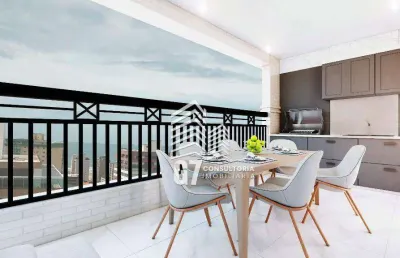 Apartamento com 3 dormitórios à venda, 123 m² por r$ 984.776 - vila guilhermina - praia grande/sp