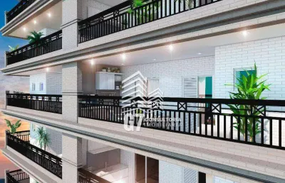 Apartamento com 3 dormitórios à venda, 125 m² por r$ 954.050 - vila guilhermina - praia grande/sp