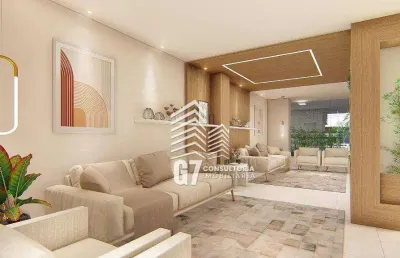 Apartamento com 3 dormitórios à venda, 125 m² por r$ 1.384.428 - canto do forte - praia grande/sp