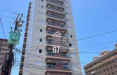Apartamento com 1 dormitório à venda, 43 m² por r$ 365.000 - aviação - praia grande/sp