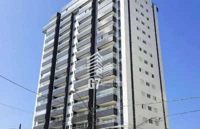 Apartamento à venda, 75 m² por r$ 599.000,00 - vila guilhermina - praia grande/sp