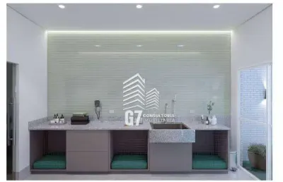 Apartamento com 3 dorm - área de lazer completissima em praia grande - aviação