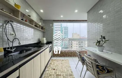 Apartamento a venda porteira fechada no canto do forte em praia grande