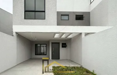 Casa de luxo em condomínio no boqueirão, curitiba-pr: 4 quartos, 3 suítes, 2 salas, 4 banheiros, 3 vagas, 126m².