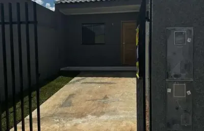 Casa com 2 quartos à venda na travessa hamilton pinto alves, 54, sítio cercado, curitiba por r$ 400.000