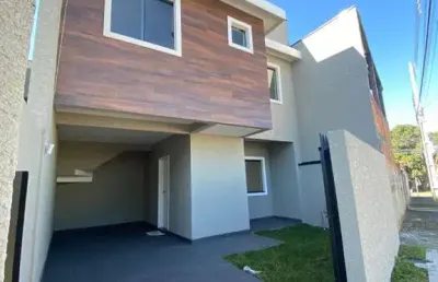 Casa com 3 quartos à venda na rua edgard cavalcanti de albuquerque, 750, sítio cercado, curitiba por r$ 510.000