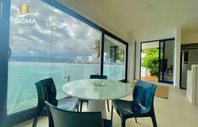 Casa com 3 suítes à venda, 260 m² por r$ 3.000.000 - península - guarujá/sp.