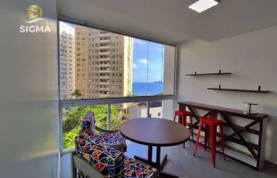 Apartamento com 2 dormitórios à venda, 110 m² por r$ 750.000,00 - pitangueiras - guarujá/sp