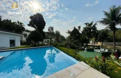 Casa com 4 dormitórios à venda, 600 m² por r$ 6.500.000,00 - marina guarujá - guarujá/sp