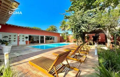 Perto do mar - casa na praia 7suítes piscina  espaço gourmet  pernambuco guarujá.
