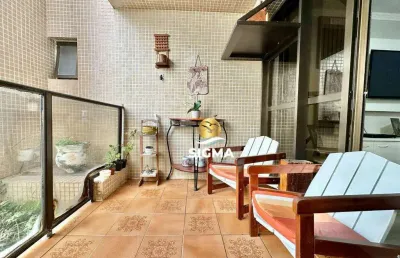 Apartamento com 2 dormitórios à venda, 90 m² por r$ 550.000,00 - pitangueiras - guarujá/sp