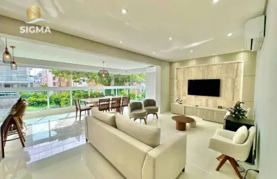 Apartamento com 3 suítes à venda, 135 m² por r$ 1.289.000 - enseada - guarujá/sp.