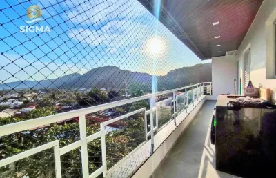 Vista mar - apartamento 2 quartos 1 vaga em prédio com piscina . guarujá - tombo