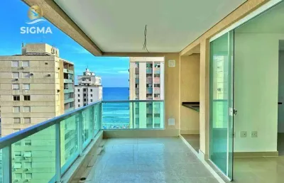 Apartamento com 3 dormitórios sendo 1 suíte  à venda - lazer - vista para o mar - praia pitangueiras - guarujá/sp.