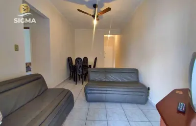 Apartamento com 2 quartos sendo 1 suíte à venda, prédio com lazer, praia do tombo , guarujá/sp