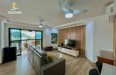 Vista mar - apartamento à venda com 3 suítes à venda na praia das astúrias, guarujá.