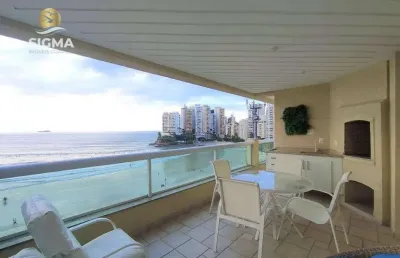 Apartamento à venda com 4 suítes - condomínio com lazer - 2 vagas - jardim astúrias - guarujá/sp