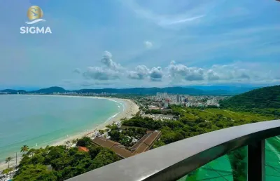 Cobertura à venda, 437 m² por r$ 4.000.000,00 - enseada - guarujá/sp