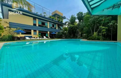 Pousada de frente para o mar com 17 suítes e área de lazer - praia da enseada, guarujá.