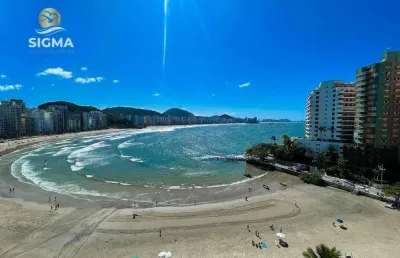 Apartamento com 4 dormitórios à venda, 175 m² por r$ 2.500.000,00 - jardim astúrias - guarujá/sp