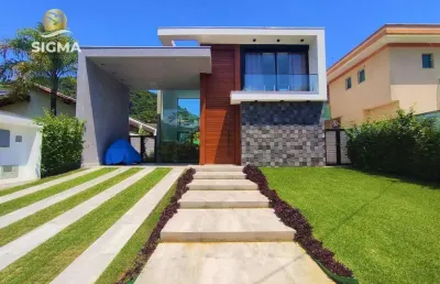 Alto padrão - casa à venda com 4 suítes - piscina e churrasqueira - 4 vagas - jardim pernambuco ii - guarujá/sp