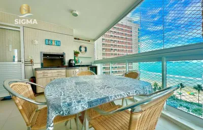 Frente mar - apartamento à venda com 2 dormitório - condomínio com lazer completo - 2 vagas - jardim astúrias - guarujá/sp