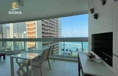 Frente mar - apartamento com 2 dormitórios - condomínio com lazer completo - 2 vagas - jardim astúrias - guarujá/sp