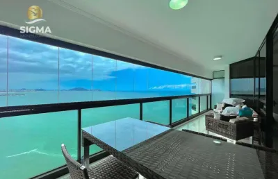 Frente mar - apartamento de luxo à venda com 3 suítes - condomínio com lazer - 2 vagas - jardim astúrias - guarujá/sp