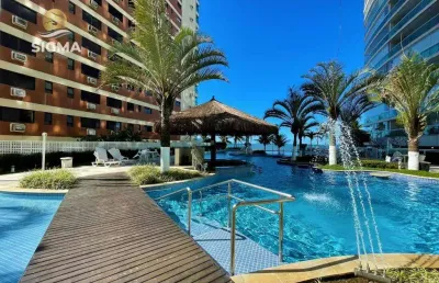 Frente mar - apartamento à venda com 2 dormitórios - condomínio com lazer completo - 2 vagas - jardim astúrias - guarujá/sp