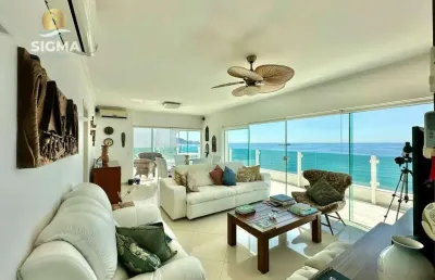 Cobertura com 3 suítes, 250 m² - venda por r$ 2.500.000 - pitangueiras - guarujá/sp