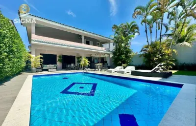 Casa com 5 suítes à venda, jardim acapulco, guarujá.