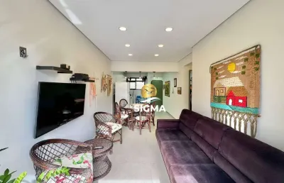 Apartamento com 2 dormitórios à venda, 75 m² por r$ 600.000,00 - praia do tombo - guarujá/sp