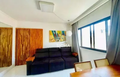Apartamento com 1 dormitório à venda na praia tombo - guarujá/sp.