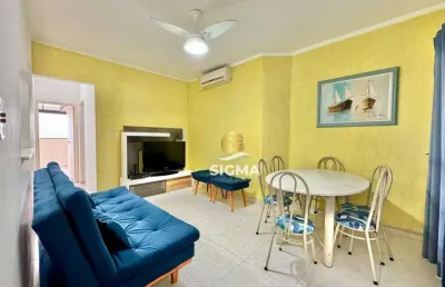 Cobertura com 1 dormitório à venda, 70 m² por r$ 380.000,00 - jardim astúrias - guarujá/sp