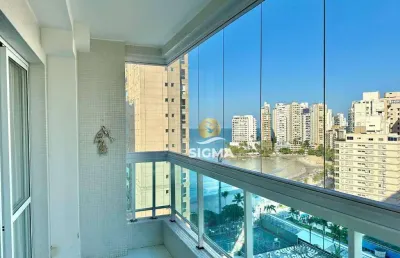 Apartamento com 2 quartos sendo 1 suíte à venda na praia das astúrias - guarujá/sp.