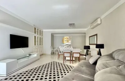 Apartamento com 4 dormitórios à venda, 160 m² por r$ 950.000,00 - pitangueiras - guarujá/sp