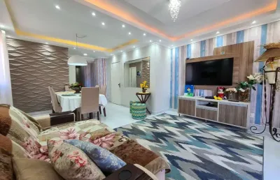 Apartamento com 3 dormitórios à venda, 110 m² por r$ 790.000,00 - jardim astúrias - guarujá/sp