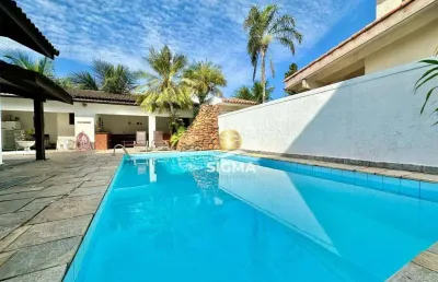 Casa com 4 dormitórios à venda, 380 m² por r$ 2.500.000,00 - jardim acapulco - guarujá/sp