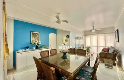 Apartamento com 3 quartos sendo 1 suíte à venda, 90 m² por r$ 650.000 - tombo - guarujá/sp.